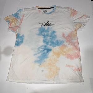 Pastel Tie Dye Hollister T Shirt L